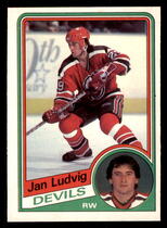 1984 O-Pee-Chee OPC Base Set #116 Jan Ludvig