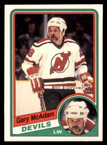 1984 O-Pee-Chee OPC Base Set #117 Gary McAdam