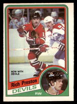 1984 O-Pee-Chee OPC Base Set #118 Rich Preston