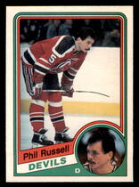 1984 O-Pee-Chee OPC Base Set #120 Phil Russell