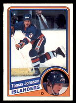 1984 O-Pee-Chee OPC Base Set #128 Tomas Jonsson