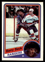 1984 O-Pee-Chee OPC Base Set #140 Barry Beck