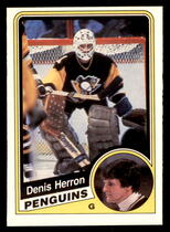 1984 O-Pee-Chee OPC Base Set #176 Denis Herron