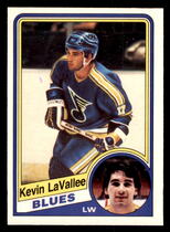 1984 O-Pee-Chee OPC Base Set #183 Kevin Lavallee