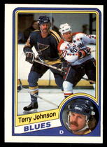 1984 O-Pee-Chee OPC Base Set #186 Terry Johnson