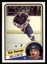 1984 O-Pee-Chee OPC Base Set #190 Rob Ramage