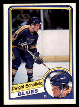 1984 O-Pee-Chee OPC Base Set #191 Dwight Schofield