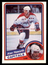 1984 O-Pee-Chee OPC Base Set #199 Alan Haworth