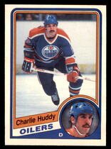 1984 O-Pee-Chee OPC Base Set #244 Charlie Huddy