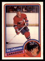 1984 O-Pee-Chee OPC Base Set #257 Guy Carbonneau