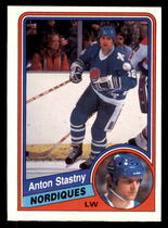 1984 O-Pee-Chee OPC Base Set #291 Anton Stastny