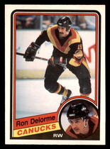 1984 O-Pee-Chee OPC Base Set #316 Ron Delorme