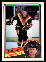 1984 O-Pee-Chee OPC Base Set #321 Rick Lanz