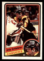 1984 O-Pee-Chee OPC Base Set #329 Andy Schliebener