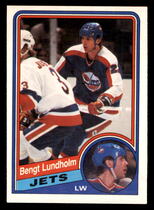 1984 O-Pee-Chee OPC Base Set #341 Bengt Lundholm