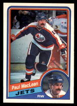 1984 O-Pee-Chee OPC Base Set #342 Paul MacLean