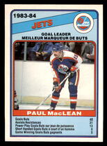 1984 O-Pee-Chee OPC Base Set #371 Paul MacLean