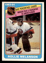 1984 O-Pee-Chee OPC Base Set #387 Rollie Melanson