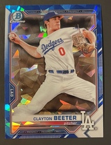 2021 Bowman Chrome Prospects Sapphire Edition #BCP-16 Clayton Beeter