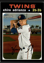 2020 Topps Heritage High Number #595 Ehire Adrianza