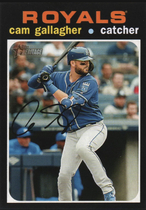 2020 Topps Heritage #299 Cam Gallagher