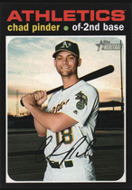2020 Topps Heritage #348 Chad Pinder