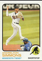 2022 Topps Heritage #12 Andrelton Simmons