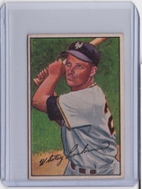 1952 Bowman Base Set #38 Whitey Lockman