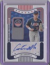 2024 Panini Collegiate National Team Signatures Materials PE #3 Cam Cannarella