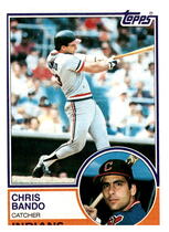 1983 Topps Base Set #227 Chris Bando