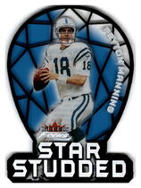 2000 Fleer Focus Star Studded #1SS Peyton Manning