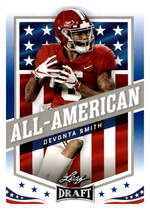 2021 Leaf Draft Blue #42 Devonta Smith
