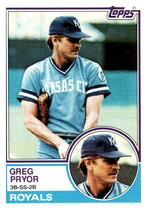 1983 Topps Base Set #418 Greg Pryor