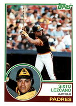 1983 Topps Base Set #455 Sixto Lezcano