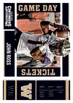 2017 Panini Contenders Draft Picks Game Day Tickets #16 John Ross