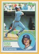 1983 Topps Base Set #350 Robin Yount