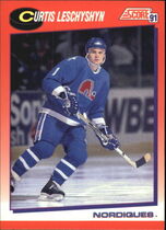 1991 Score Canadian (English) #58 Curtis Leschyshyn