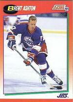 1991 Score Canadian (English) #78 Brent Ashton