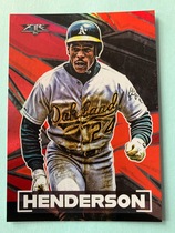 2021 Topps Fire Flame #191 Rickey Henderson