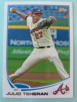 2013 Topps Base Set Series 2 #576 Julio Teheran