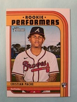 2021 Topps Heritage High Number Rookie Performers #RP-8 Cristian Pache