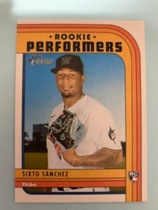 2021 Topps Heritage High Number Rookie Performers #RP-3 Sixto Sanchez