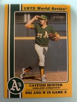 2021 Topps Heritage High Number 1972 World Series Highlights #72WS-3 Catfish Hunter