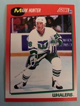 1991 Score Canadian (English) #156 Mark Hunter