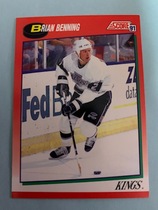 1991 Score Canadian (English) #186 Brian Benning