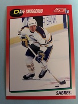 1991 Score Canadian (English) #206 Dave Snuggerud