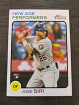 2022 Topps Heritage New Age Performers #NAP-20 Jose Siri