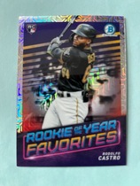2022 Bowman Chrome Mega Box Rookie of the Year Favorites #ROYF-12 Rodolfo Castro