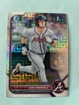 2022 Bowman Chrome Mega Box (Mojo Refractor) #BCP-48 Luke Waddell