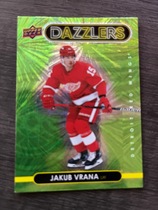 2021 Upper Deck Dazzlers Green #DZ-18 Jakub Vrana